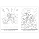 Бешеные гонки. Раскраска — фото, картинка — 3