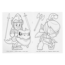 Дружеская битва. Раскраска — фото, картинка — 2