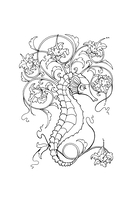 Бескрайний океан. Раскраска антистресс — фото, картинка — 12