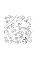 Бескрайний океан. Раскраска антистресс — фото, картинка — 9