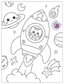 Аниме-раскраски с наклейками. Кавайные котики — фото, картинка — 3