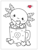 Аниме-раскраски с наклейками. Сладости — фото, картинка — 4