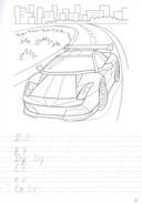 Прописи с машинками. Прописные буквы — фото, картинка — 2