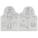 Аниме-девочки. Раскраска — фото, картинка — 1