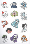 Наклейки. Обклей весь мир! 50 стикеров аниме — фото, картинка — 1
