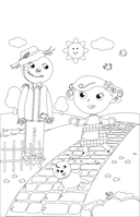 Волшебник страны Оз. Раскраска на поиск предметов — фото, картинка — 9