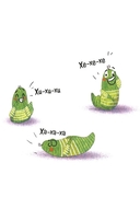 Быстро читающий червячок выполняет упражнения для развития навыков скорочтения — фото, картинка — 5