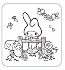 My Melody. Раскраска — фото, картинка — 6