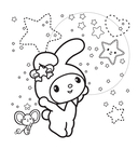 My Melody. Раскраска — фото, картинка — 7