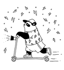 Ленивые и счастливые. Раскраска антистресс — фото, картинка — 12