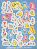 Гуси-обнимуси. 100 наклеек — фото, картинка — 1