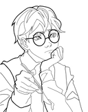 Зайчик. Раскраска — фото, картинка — 1