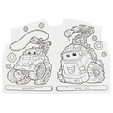 Раскраска. Друзья-машинки — фото, картинка — 1