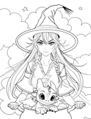 Art Book. Impressed by Anime-girls. Раскраска — фото, картинка — 8