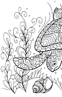 Раскраска для хладнокровных. Змеи и не только — фото, картинка — 4