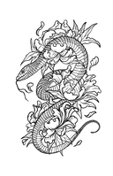 Раскраска для хладнокровных. Змеи и не только — фото, картинка — 8