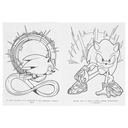 Быстрый Соник. Раскраска — фото, картинка — 2