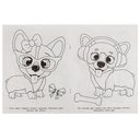 День рождения корги. Раскраска для детского сада — фото, картинка — 2