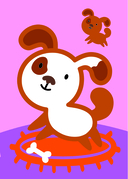 Раскраска с цветным контуром. Кит — фото, картинка — 1