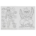 Легенда о воине. Раскраска — фото, картинка — 2