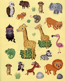 Приключения в жаркой саванне. Книжка с наклейками — фото, картинка — 3