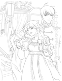 Я хочу стать тобой, пускай и всего на один день. Раскраска по вебтуну — фото, картинка — 7