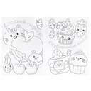 Сладкие истории. Раскраска KAWAIi — фото, картинка — 3