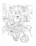 Скандинавский уют. Раскраска-антистресс — фото, картинка — 9