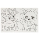 Пушистые друзья. Раскраска — фото, картинка — 1