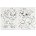 Пушистые друзья. Раскраска — фото, картинка — 3