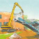 Машинки-помощники на стройке — фото, картинка — 3