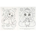 Очаровательные принцессы. Раскраска — фото, картинка — 1