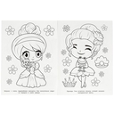 Очаровательные принцессы. Раскраска — фото, картинка — 3