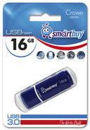 USB Flash Drive 16Gb SmartBuy Crown USB 3.0 (Blue) — фото, картинка — 1