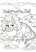 Макси-раскраска с наклейками. Динозавры — фото, картинка — 1