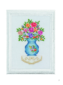 Вышивка крестиком в винтажном стиле. Цветочное великолепие — фото, картинка — 5