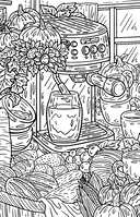 Винтажная раскраска для уютных вечеров — фото, картинка — 4