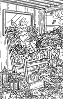 Винтажная раскраска для уютных вечеров — фото, картинка — 5