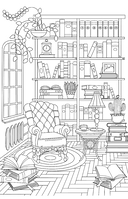 Винтажная раскраска для уютных вечеров — фото, картинка — 8