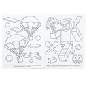 Воздушный квадромир. Раскраска по мотивам Майнкрафт — фото, картинка — 1