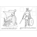 Раскраска с наклейками. Для мальчиков. Викинги — фото, картинка — 2