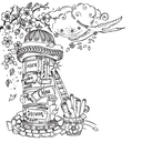 Путешествие по Азии. Раскраска — фото, картинка — 4