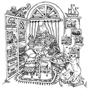 Путешествие по Азии. Раскраска — фото, картинка — 9