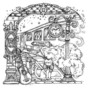 Путешествие по Азии. Раскраска — фото, картинка — 10