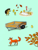 Маленький красный Трактор и лесное приключение — фото, картинка — 2