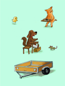 Маленький красный Трактор и честный поступок — фото, картинка — 1