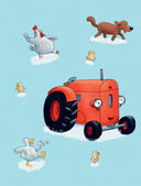 Маленький красный Трактор и зимние чудеса — фото, картинка — 1