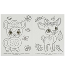 Милые детёныши. Раскраска — фото, картинка — 2